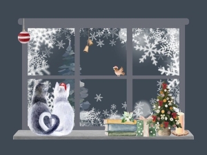 window, christmas, advent