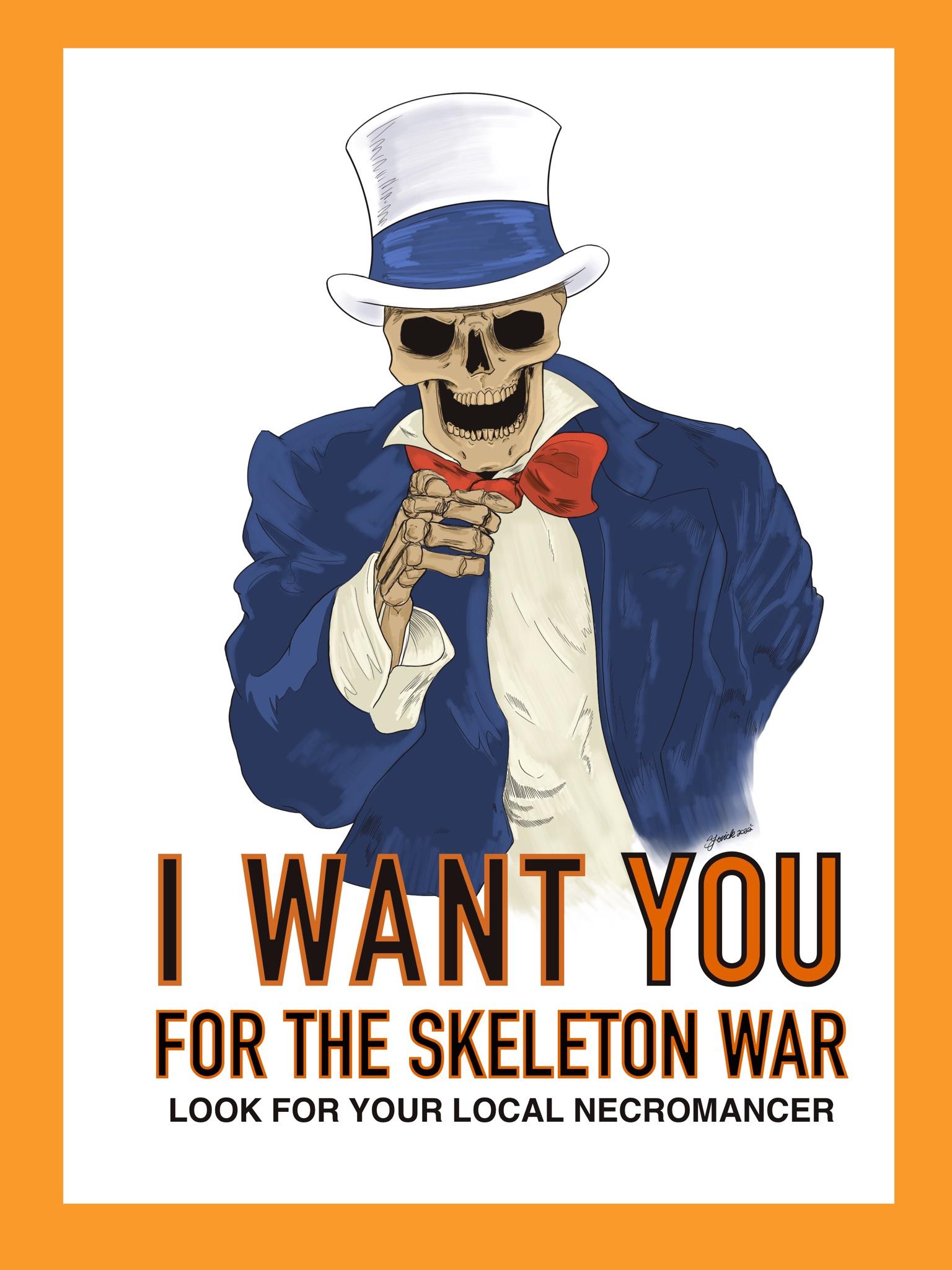 OC: Skeletons for the Skeleton War