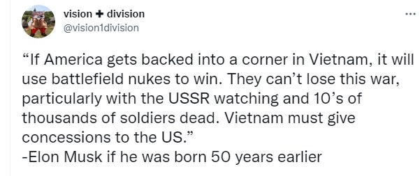 Elon Musk & battle in Vietnam