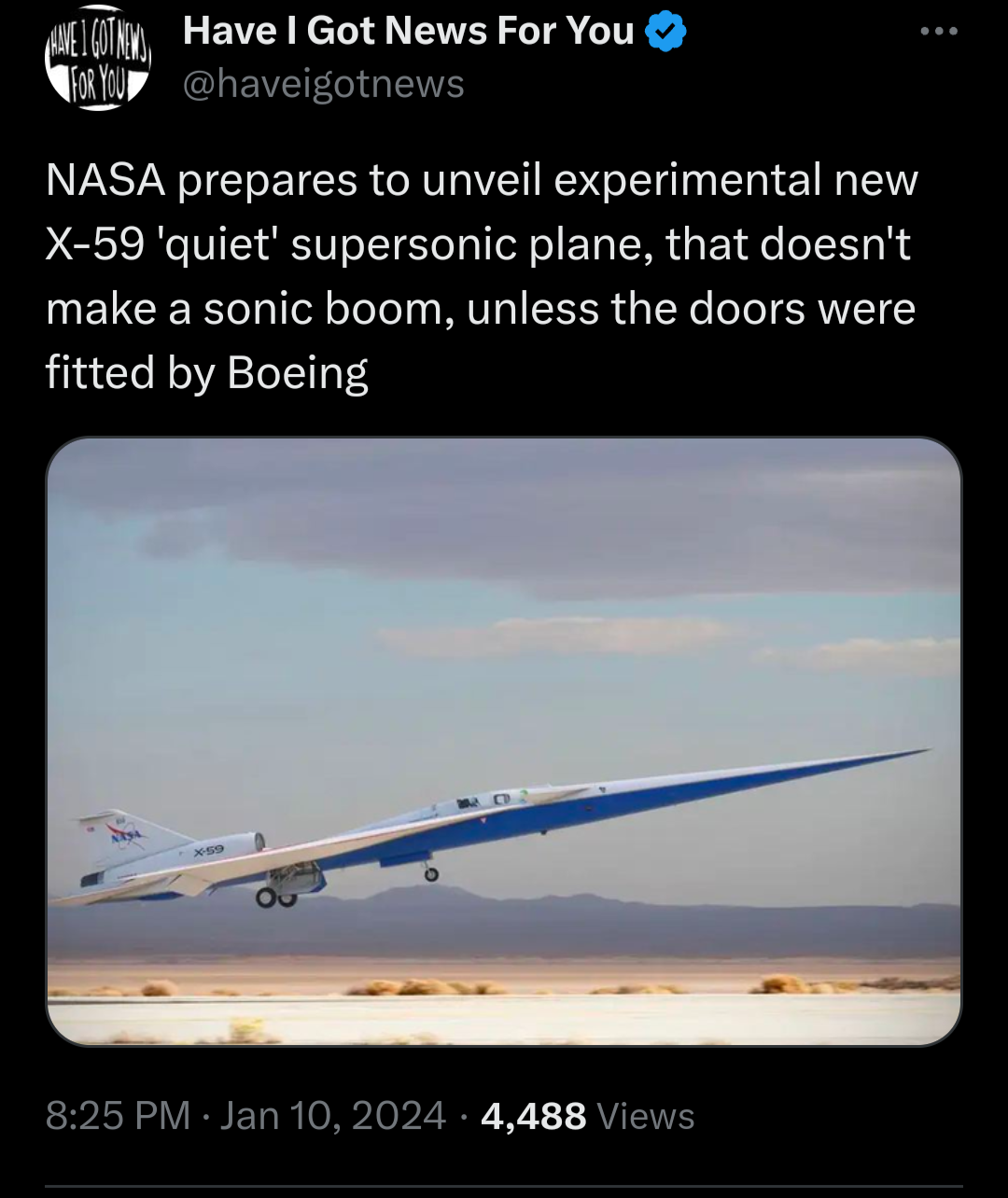 A Becoming Boeing Humorous tale.