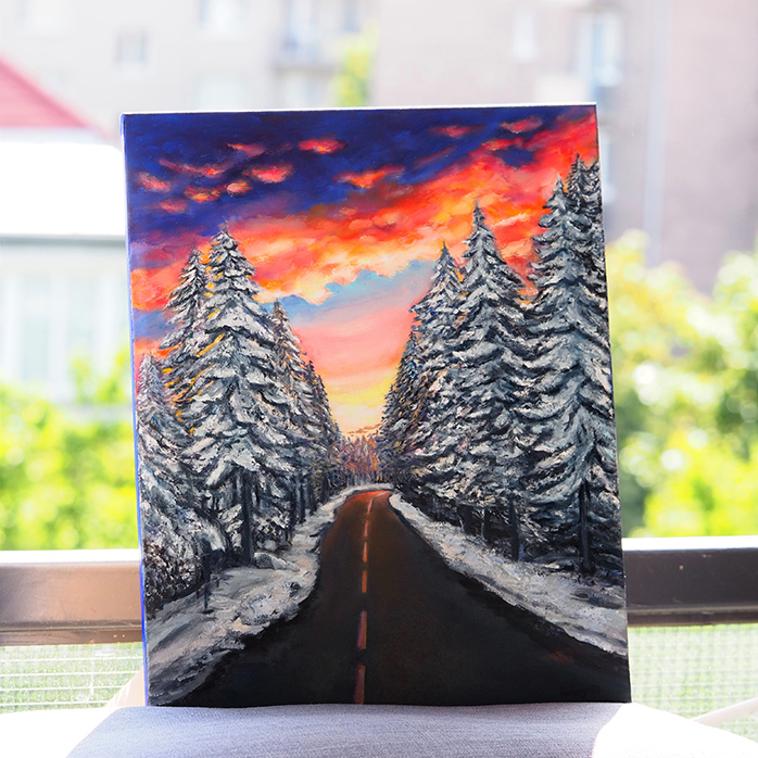 I paint stuff and right here’s with out a doubt one of my favs…. the advantageous chilly climate road outing! Inspired by landscaped of BC Canada! Hope ya to find it irresistible!