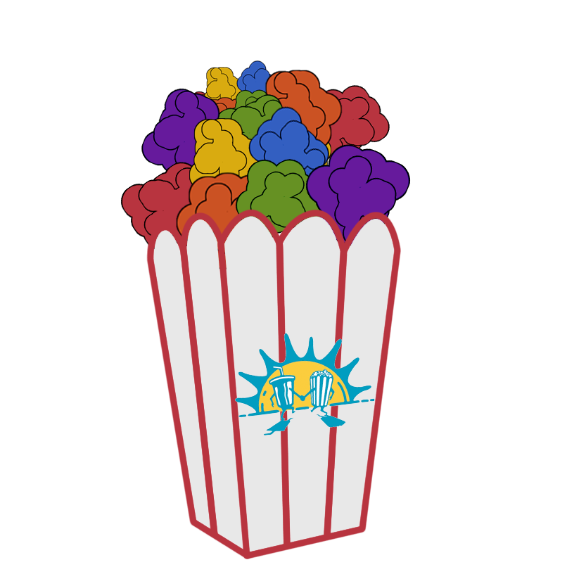 Cinema Therapy’s Rainbow Popcorn