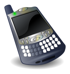 smartphone treo 650, png, mobile