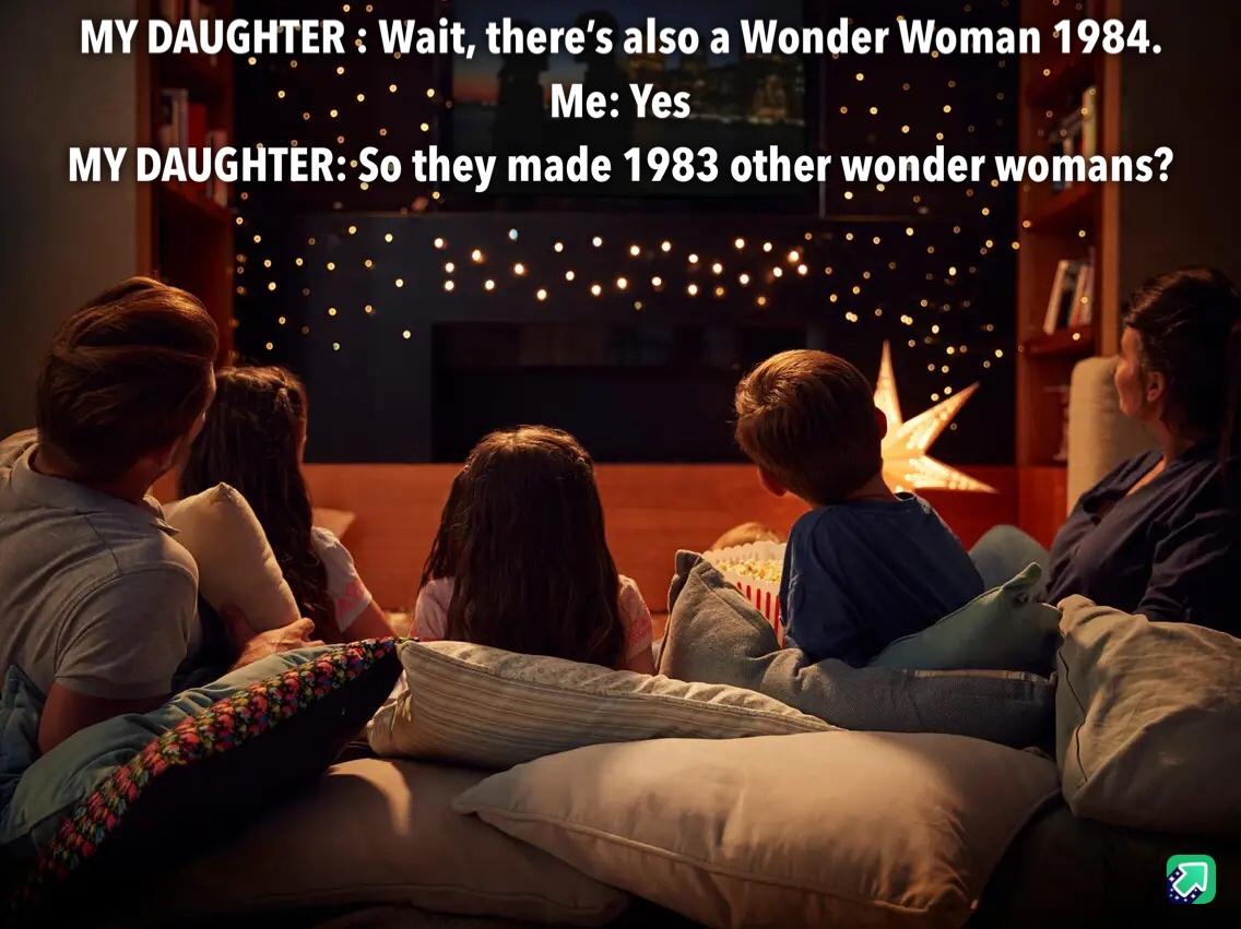 They’re already at Wonder Lady 1984