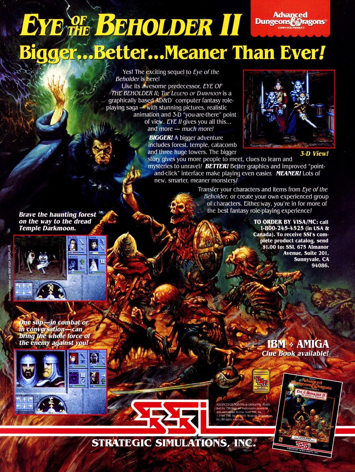 Test up on of the Beholder II (2): The Tale of Darkmoon – videogames advert within the early ’90s (Amiga, FM Cities, PC-98, PC)