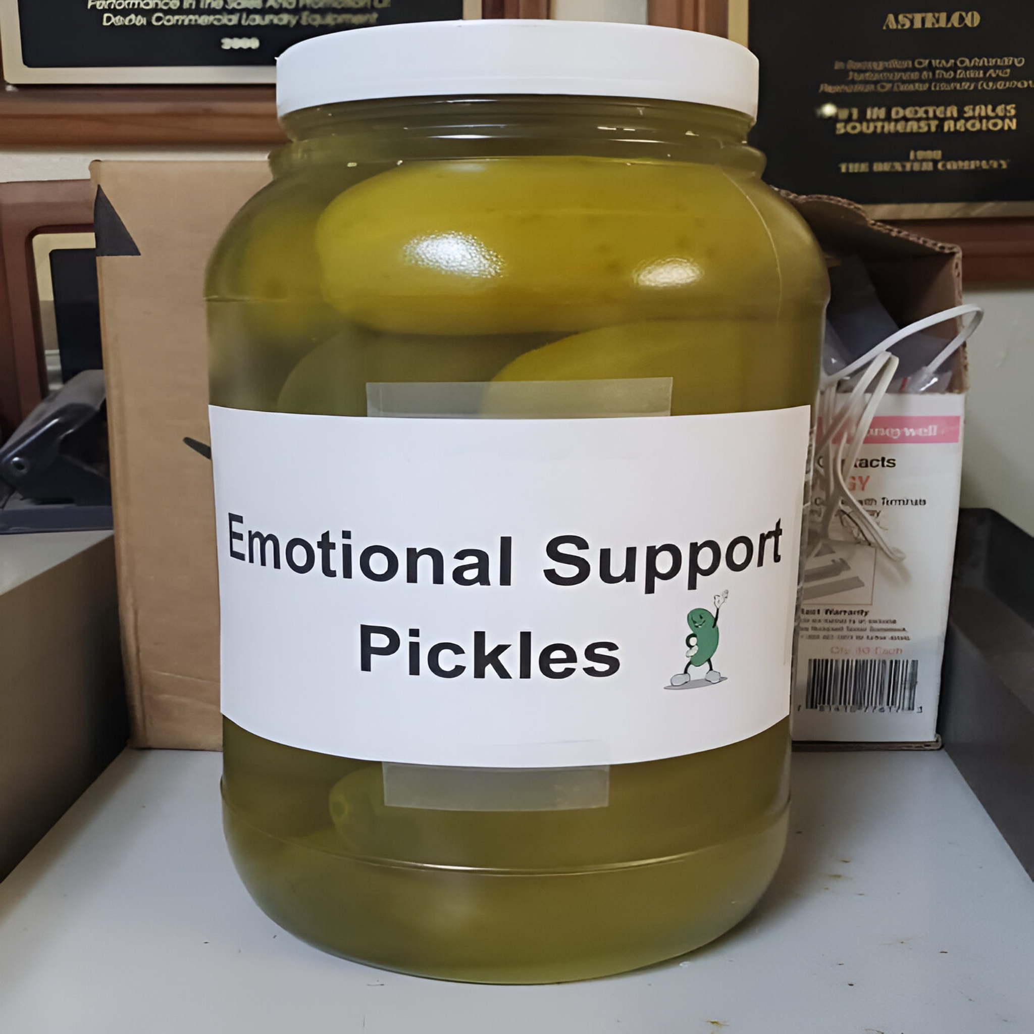 Emotional Toughen Pickles.