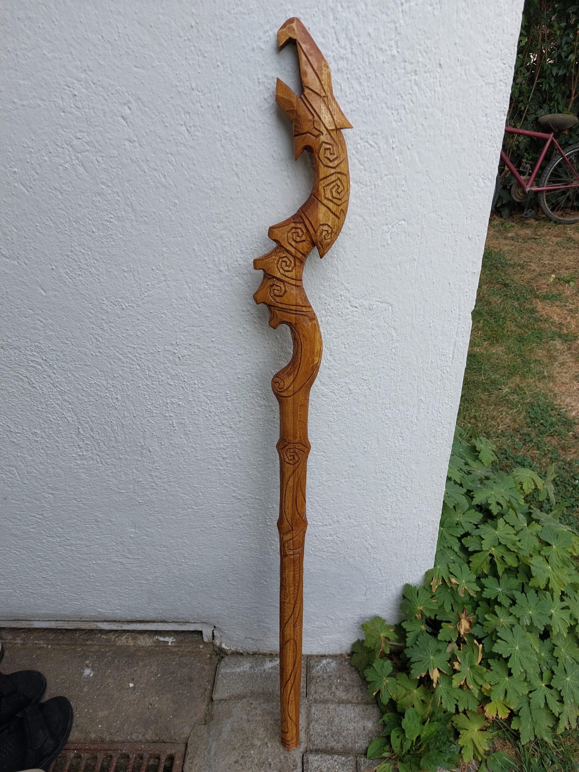 Skyrim Dragon Priest Workers I crafted out of wooden