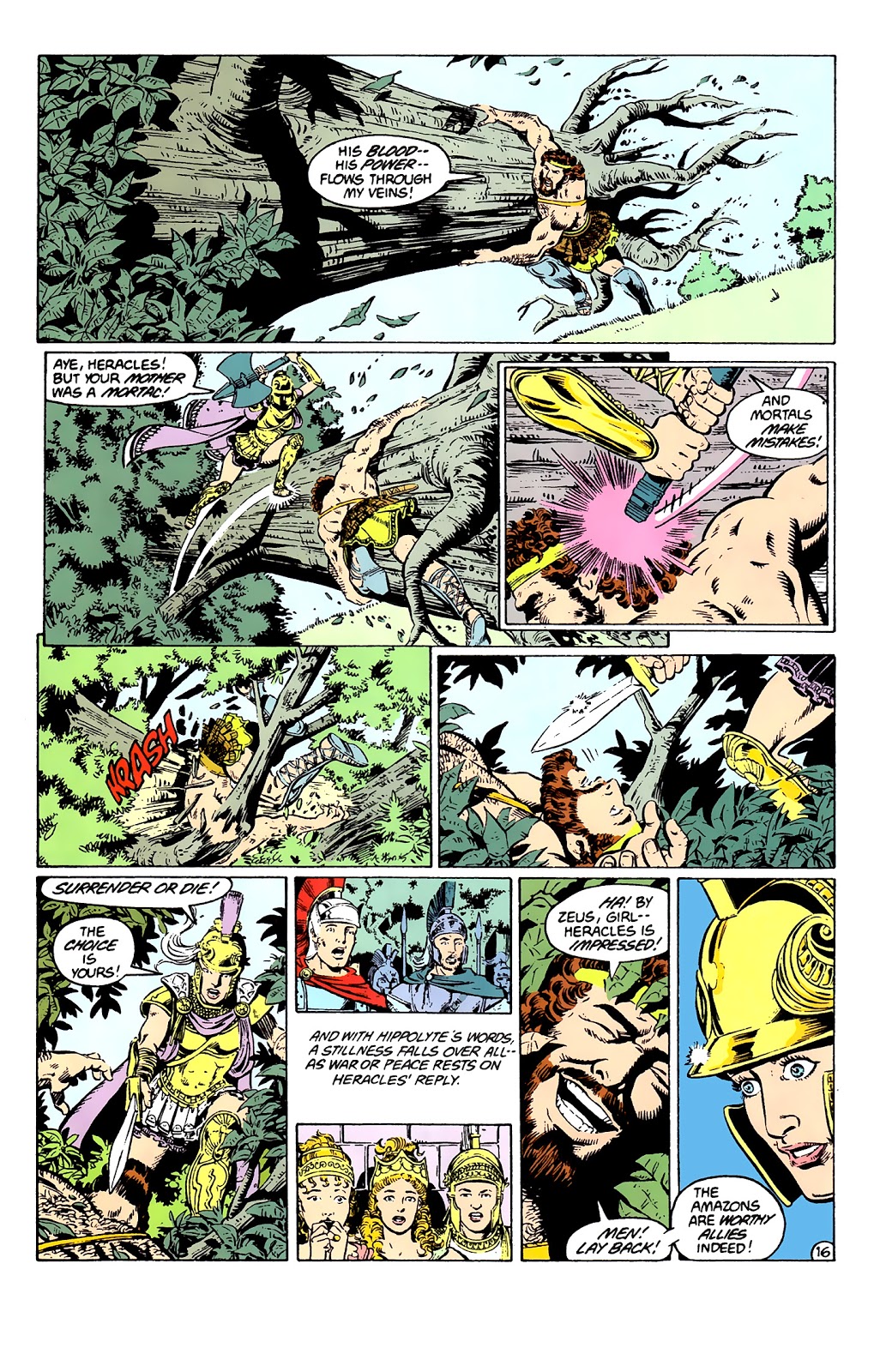 Hippolyta vs Heracles [Wonder Woman 1987 #1]