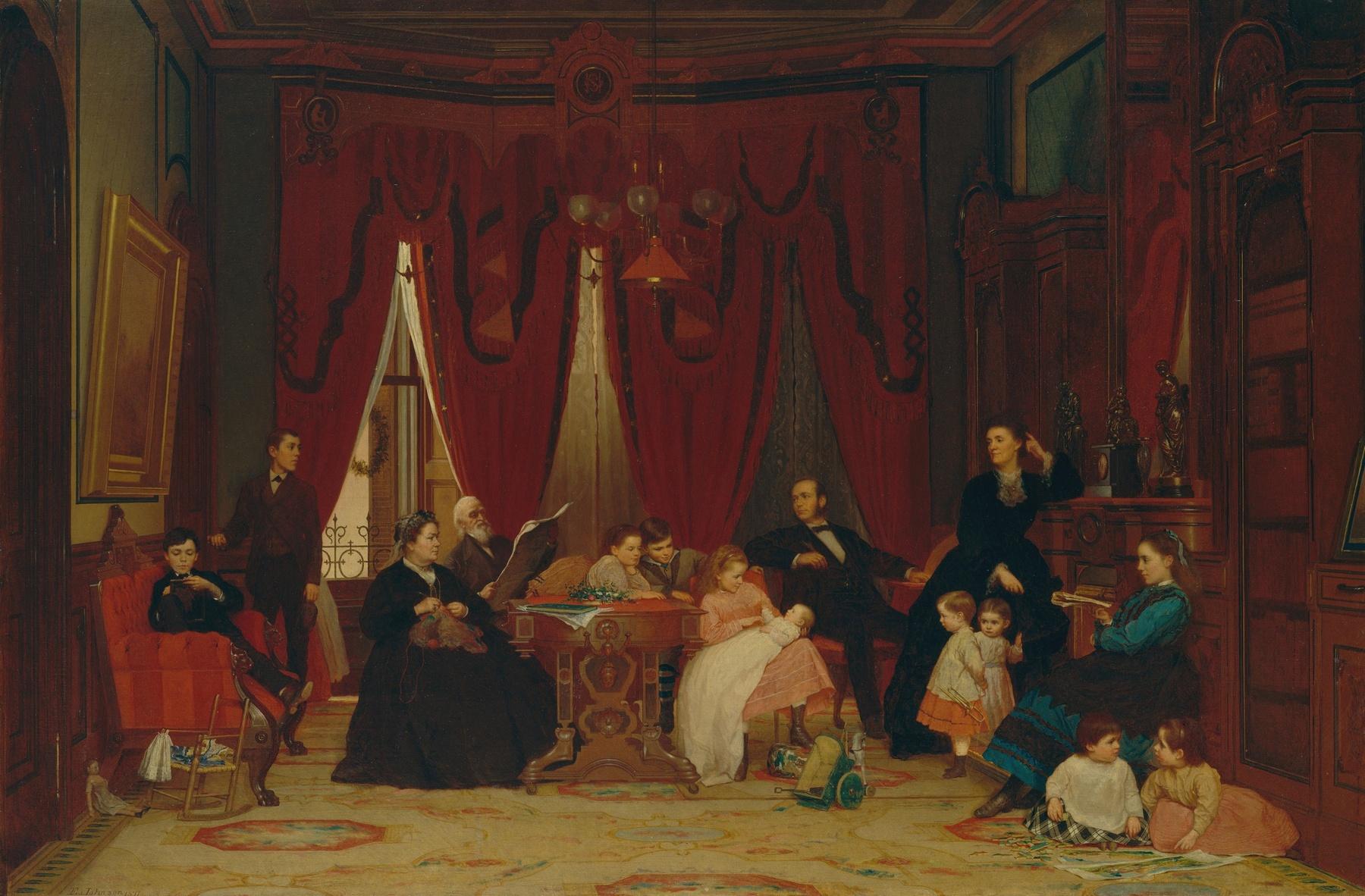 Eastman Johnson – The Hatch Household (c. 1871)