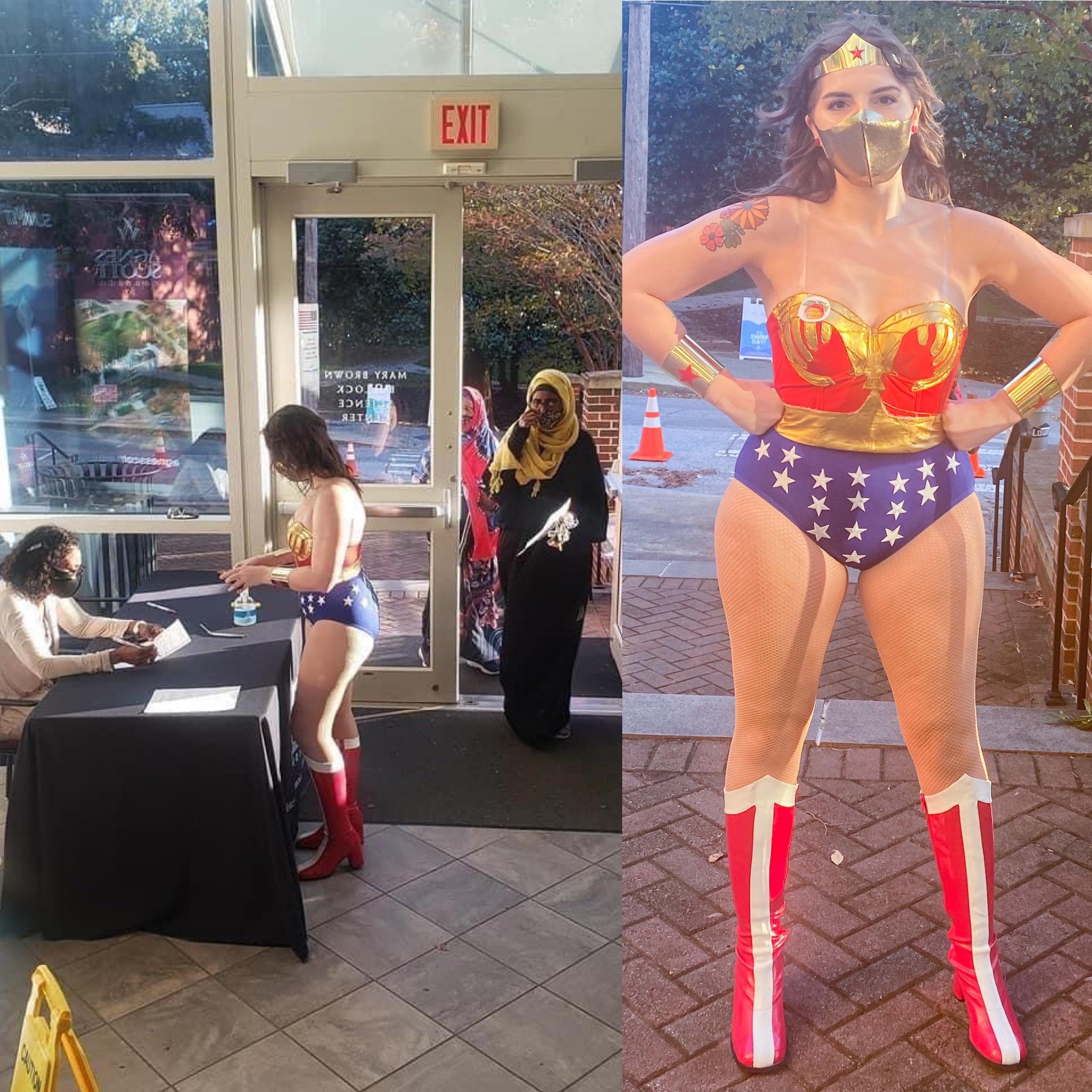 Chanced on myself on the on-line: voted as Wonder Lady ??