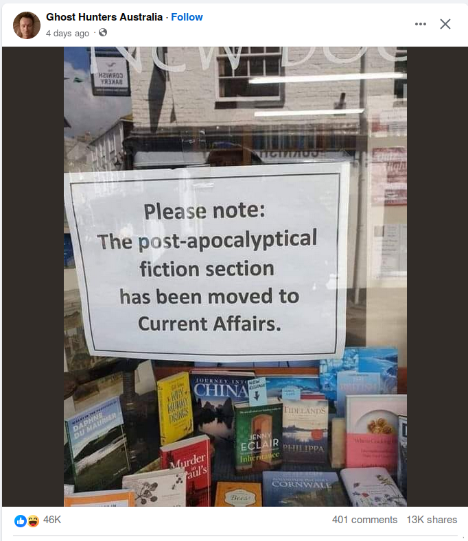 the publish-apocalyptical fiction section has been moved